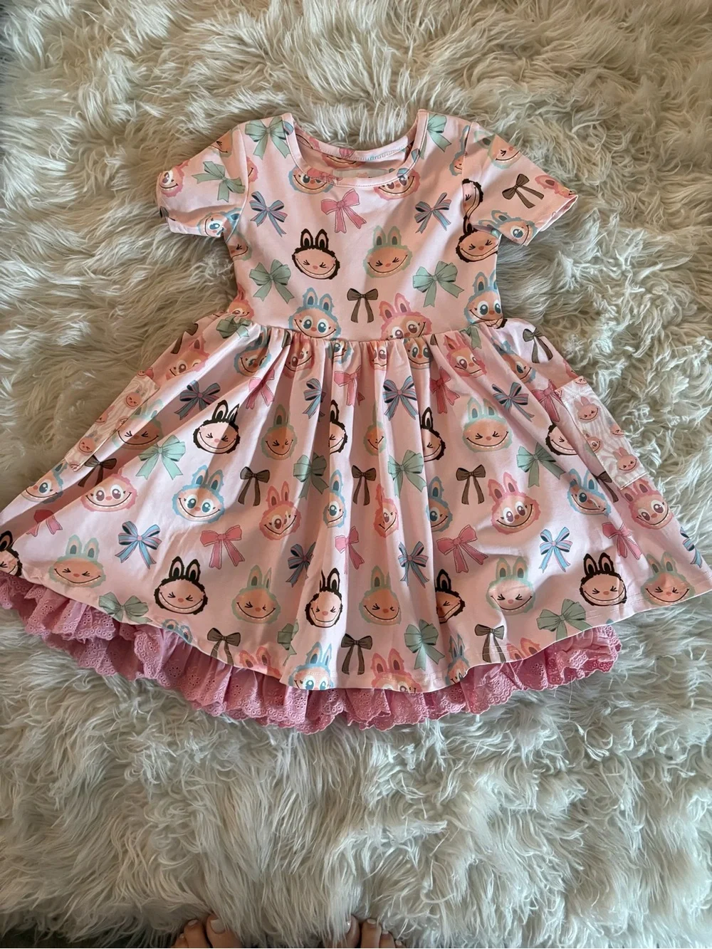 Labubu dress Smocked Sweets